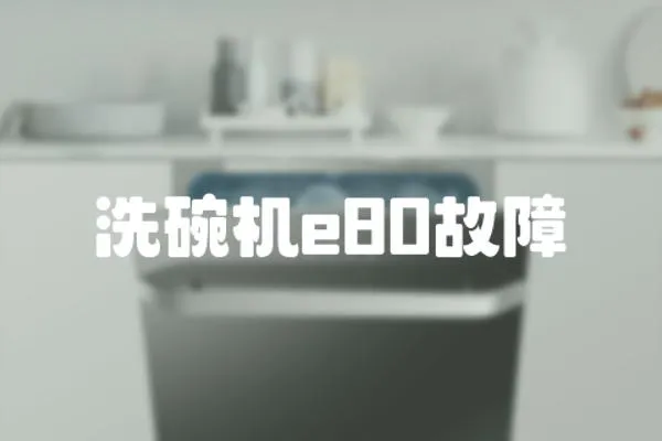 洗碗機(jī)e80故障