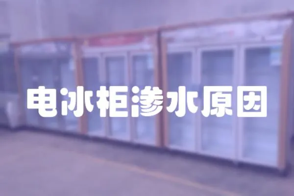 電冰柜滲水原因