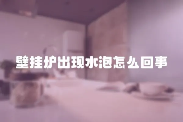 壁掛爐出現(xiàn)水泡怎么回事