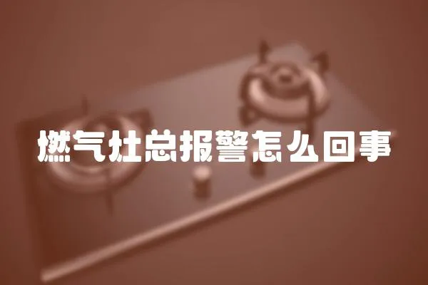 燃氣灶總報警怎么回事