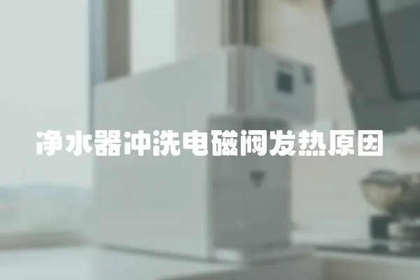 凈水器沖洗電磁閥發熱原因