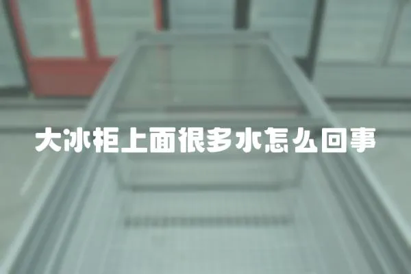 大冰柜上面很多水怎么回事