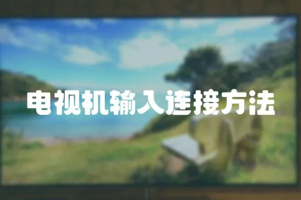 電視機輸入連接方法