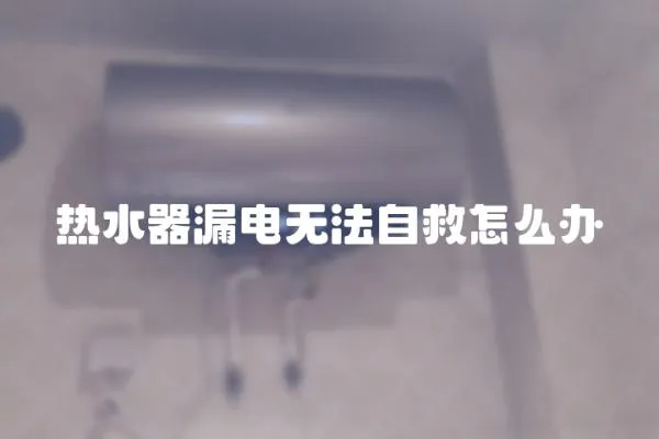 热水器漏电无法自救怎么办