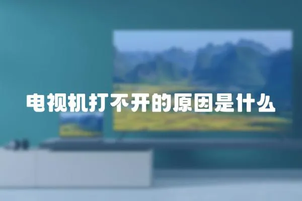 電視機打不開的原因是什么