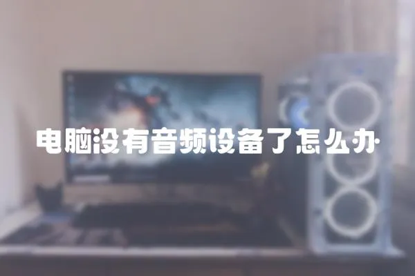 電腦沒有音頻設備了怎么辦