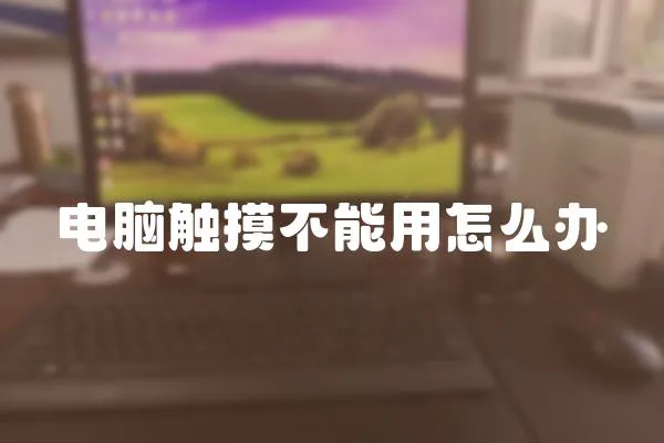 電腦觸摸不能用怎么辦