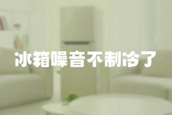 冰箱噪音不制冷了