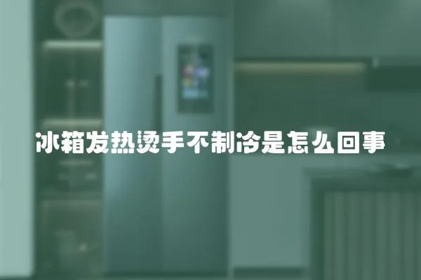 冰箱發(fā)熱燙手不制冷是怎么回事