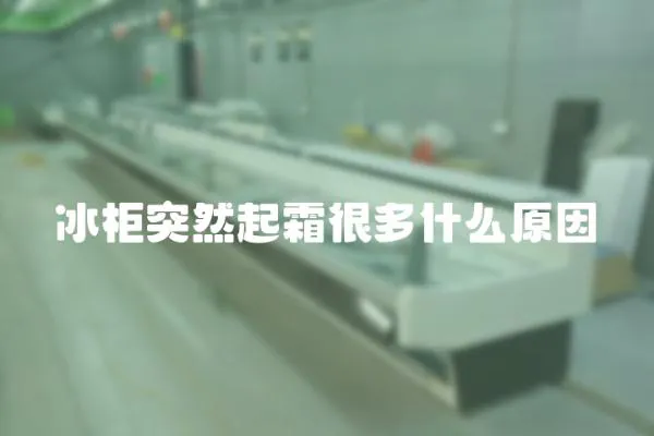 冰柜突然起霜很多什么原因