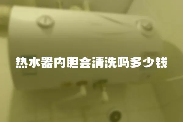 熱水器內膽會清洗嗎多少錢