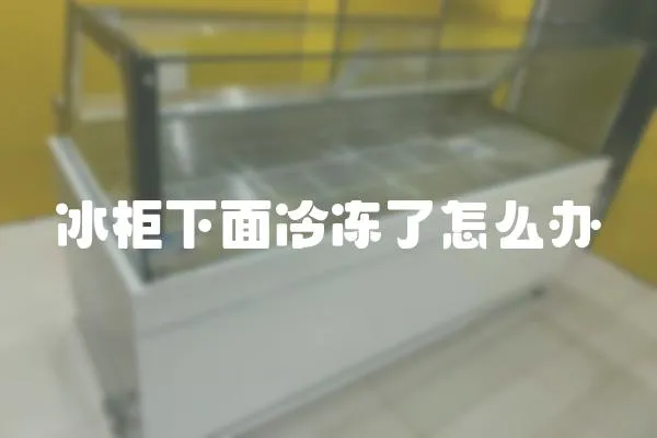 冰柜下面冷凍了怎么辦