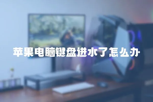 蘋果電腦鍵盤進水了怎么辦