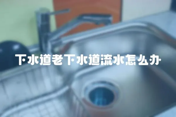 下水道老下水道流水怎么辦