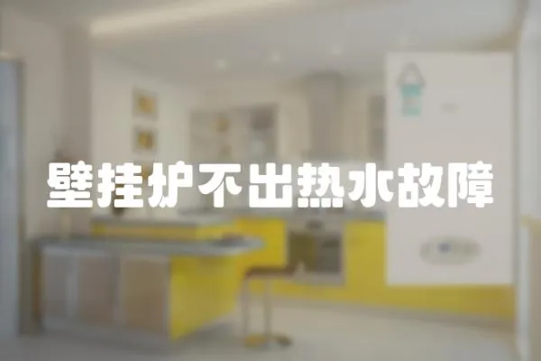 壁掛爐不出熱水故障
