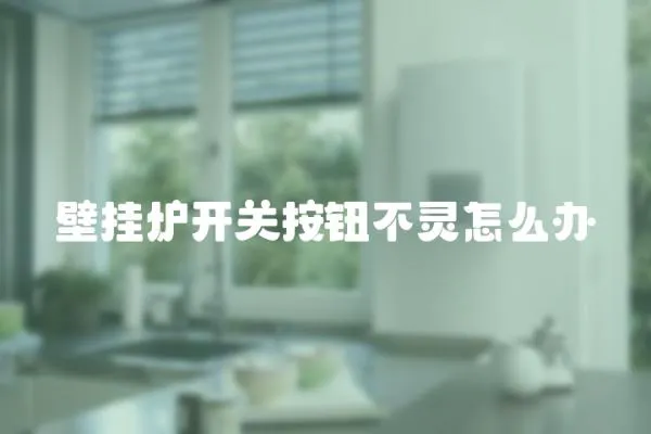 壁掛爐開關按鈕不靈怎么辦