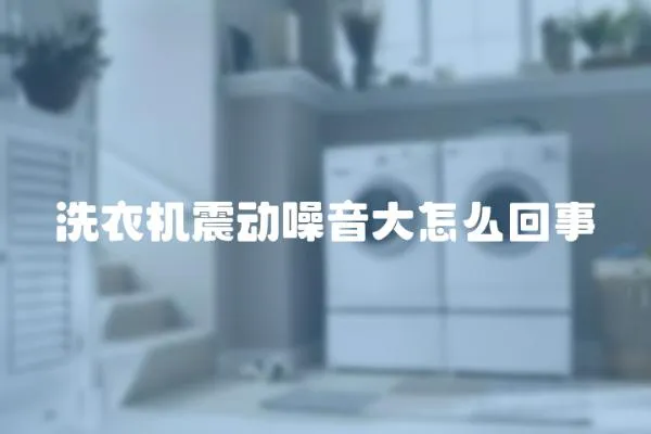 洗衣機震動噪音大怎么回事