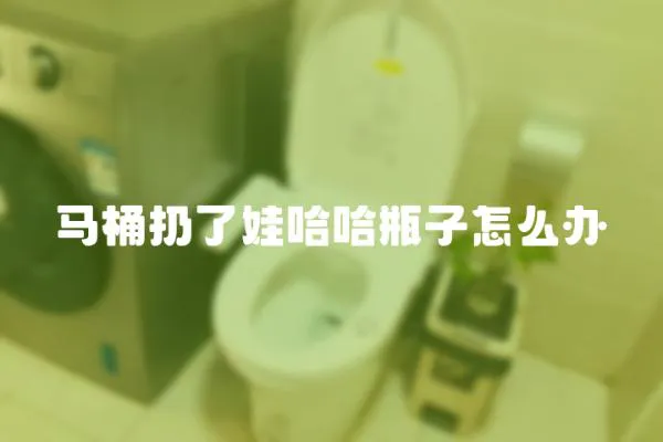 馬桶扔了娃哈哈瓶子怎么辦