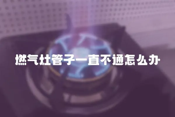 燃?xì)庠罟茏右恢辈煌ㄔ趺崔k
