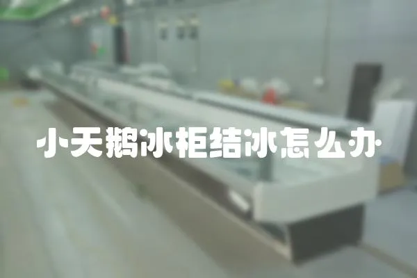 小天鵝冰柜結冰怎么辦