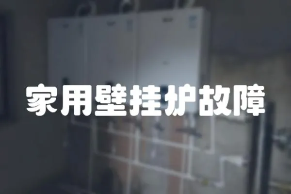 家用壁掛爐故障