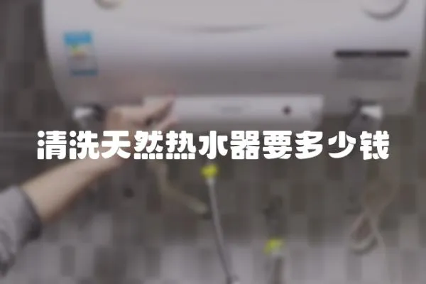 清洗天然熱水器要多少錢