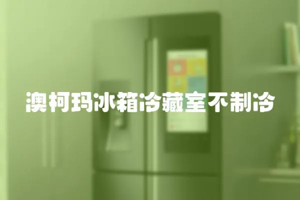 澳柯瑪冰箱冷藏室不制冷