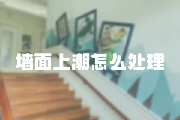 墻面上潮怎么處理