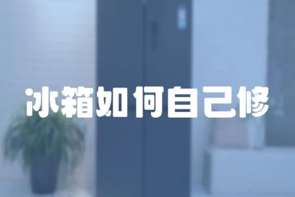 冰箱如何自己修