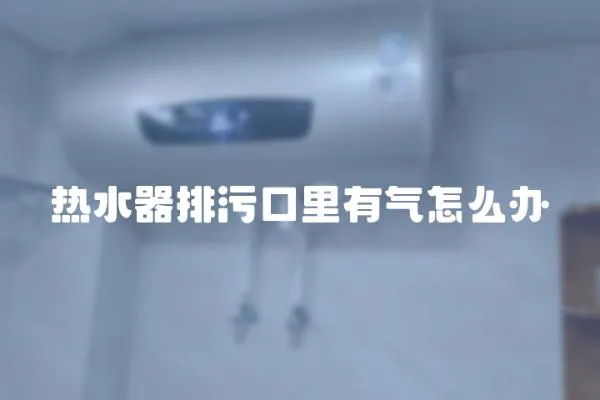 熱水器排污口里有氣怎么辦