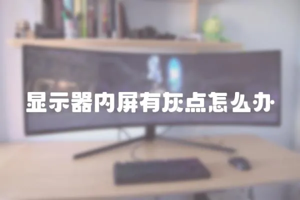 顯示器內屏有灰點怎么辦