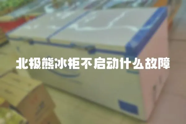 北極熊冰柜不啟動什么故障