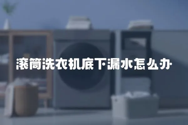 滾筒洗衣機(jī)底下漏水怎么辦