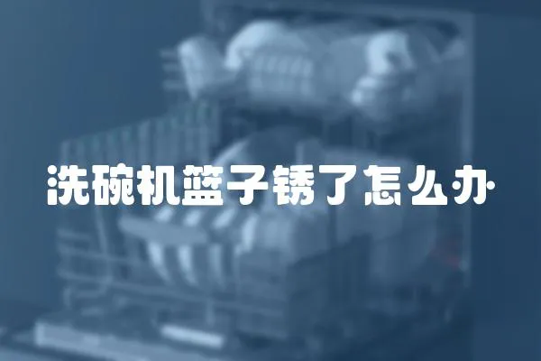 洗碗機籃子銹了怎么辦