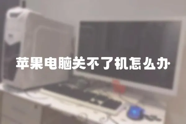 蘋果電腦關不了機怎么辦