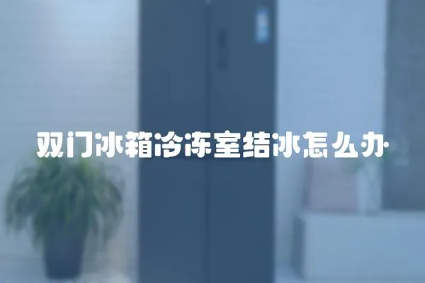 雙門冰箱冷凍室結冰怎么辦