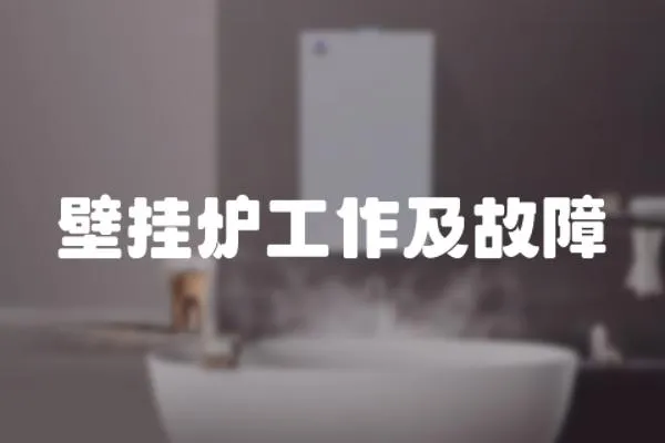 壁掛爐工作及故障