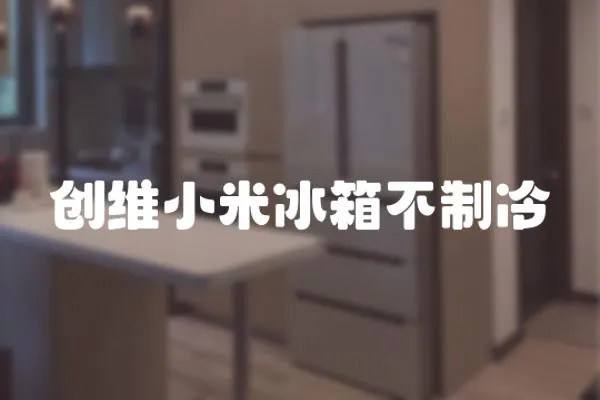 創維小米冰箱不制冷