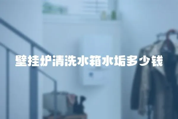 壁掛爐清洗水箱水垢多少錢
