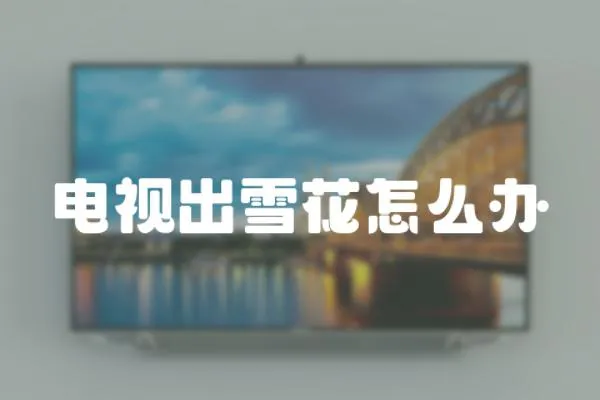 電視出雪花怎么辦