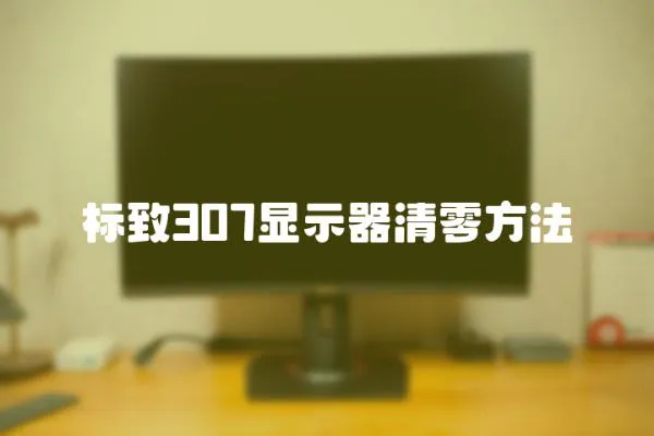 标致307显示器清零方法