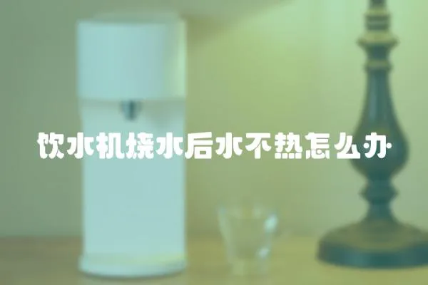飲水機(jī)燒水后水不熱怎么辦