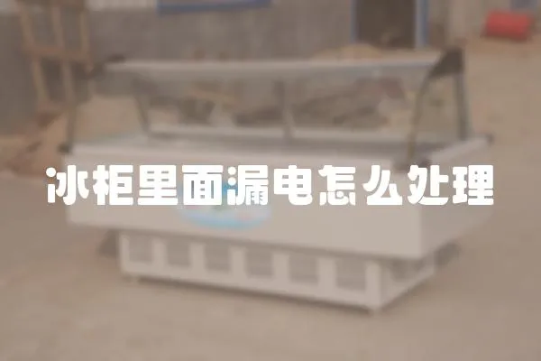 冰柜里面漏電怎么處理