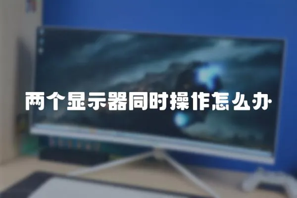 兩個顯示器同時操作怎么辦