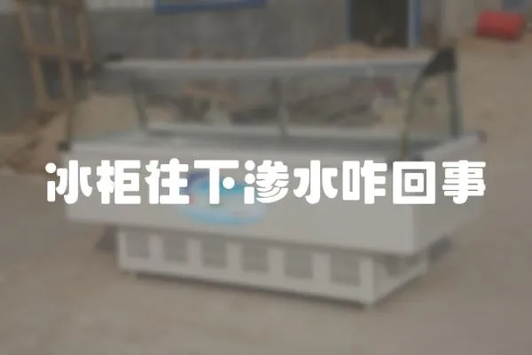 冰柜往下滲水咋回事