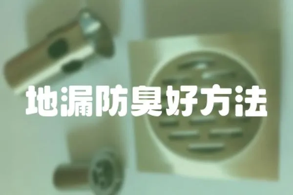 地漏防臭好方法