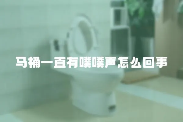 馬桶一直有噗噗聲怎么回事