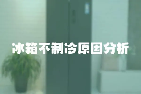 冰箱不制冷原因分析