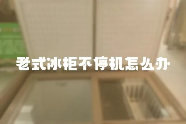老式冰柜不停機(jī)怎么辦