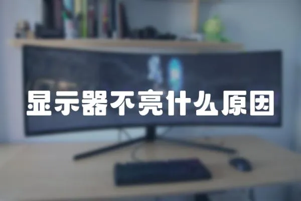 顯示器不亮什么原因